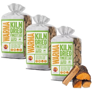 Kiln Dried Hardwood Logs Mini Bags