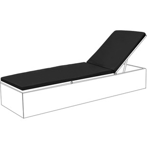 Outdoor Sun Lounger Cushion Garden Patio Sunbed Seat Pad