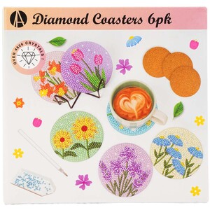 Pack of 6 Diamond Coasters
