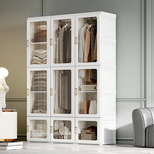 HOMCOM Portable Clothes Wardrobe for Bedroom