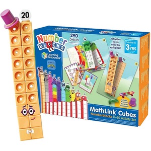 Numberblocks Mathlink Cubes 11-20 Activity Set