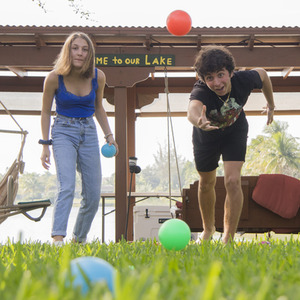 Lighted Bocce Ball Set