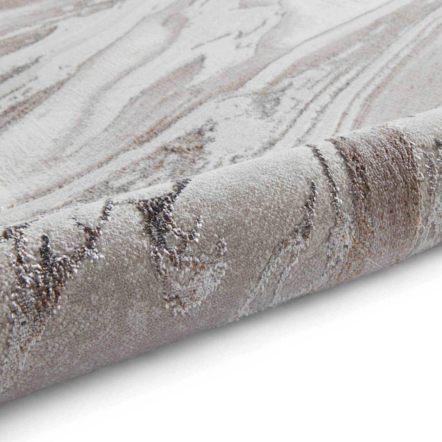 Calm Body Rug Cream and Beige Calming Abstract Rug