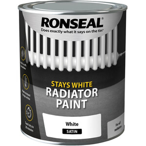 Ronseal Stays White Radiator Paint Satin