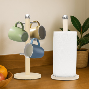 Innoteck Kitchen Paper Roll Holder and Mug Tree Set