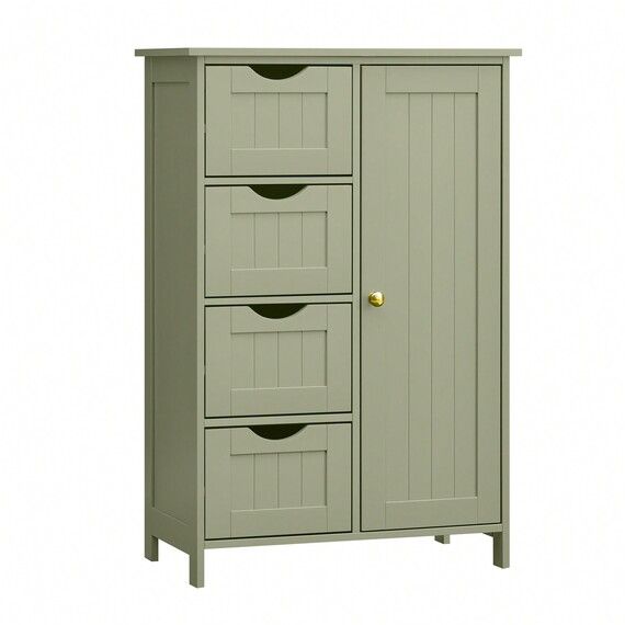 Bathroom Storage Cabinet with 4 Drawers