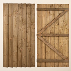 Ruby Ready Featheredge Garden Gate - 1.8m H x 0.9m W