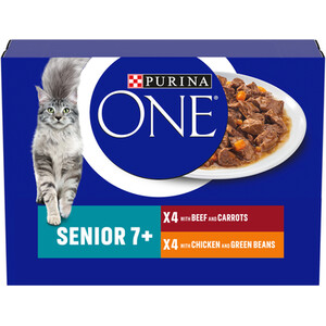 Purina One 7+ Chicken and Beef Cat Food