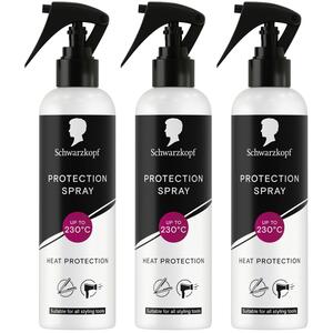 Pack of 3 Schwarzkopf Styling Heat Protection Spray