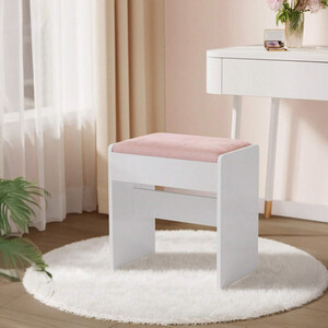 VASAGLE Velvet Makeup Stool