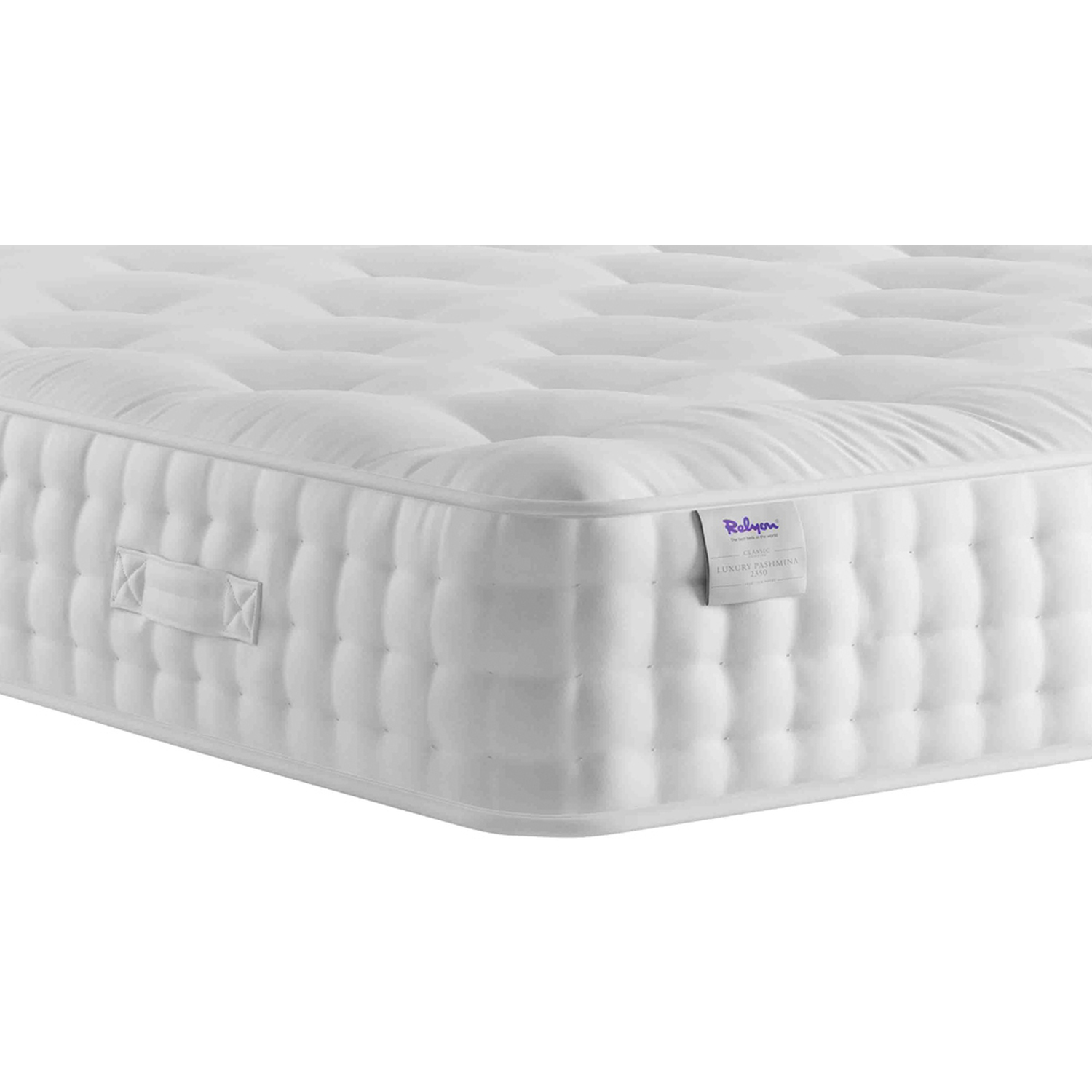 Relyon Luxury Pashmina 2350 Pocket Mattress - White Single