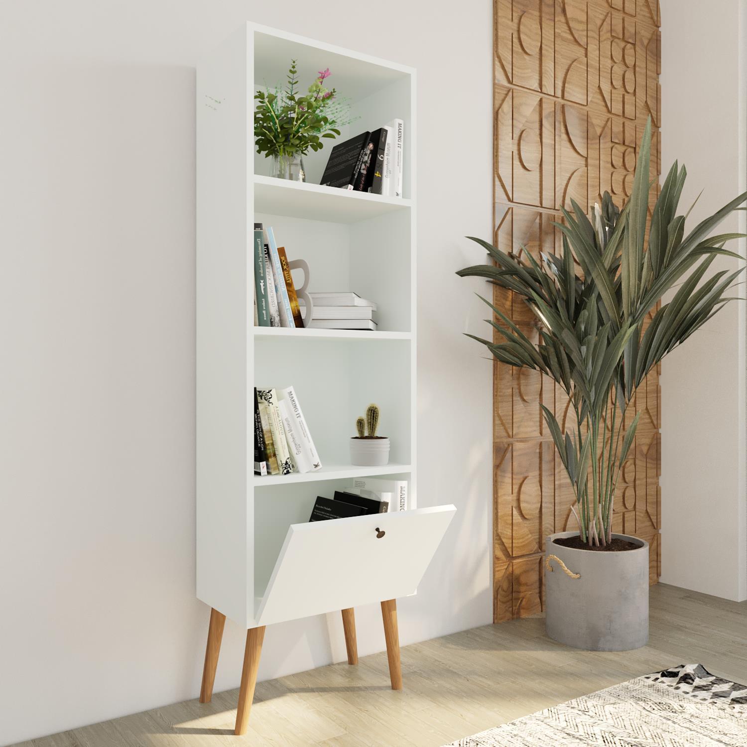 Janus Bookcase - White