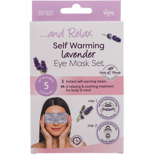 Pack of 5 Lavender Self Warming Eye Mask Set