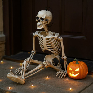 Halloween Realistic Skeleton Prop Decoration 90cm