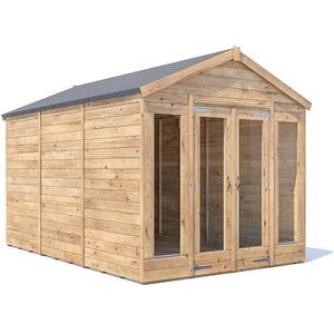8x12ft Dunster House Wooden Summerhouse Fully pressure Treated