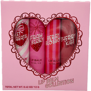 Pack of 4 Sweetheart Chunky Lip Balms