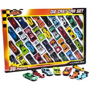 36 Piece Die Cast Toy Cars Racing Convertibles F1 Models
