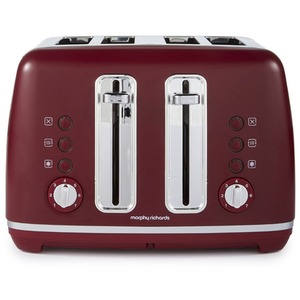 Morphy Richards Accents 4 Slice Toaster Rhubarb