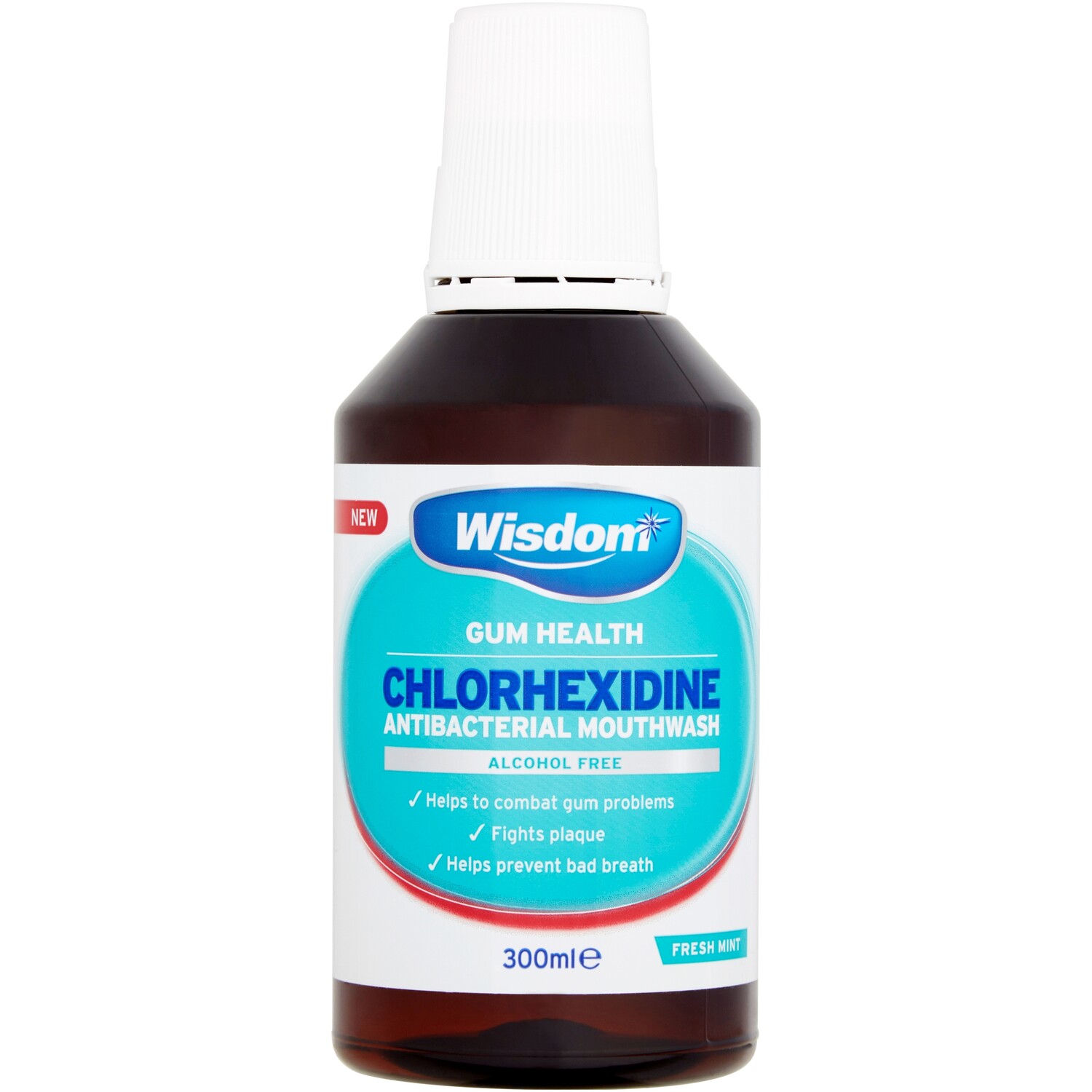 Wisdom Chlorhexidine Antibacterial Mouthwash