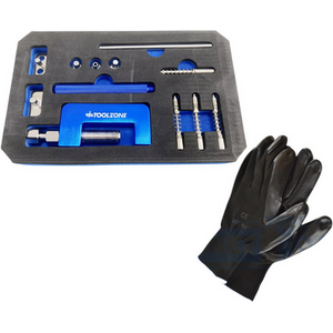 Chain Breaker Tool with Gloves Chain Rivet Splitter