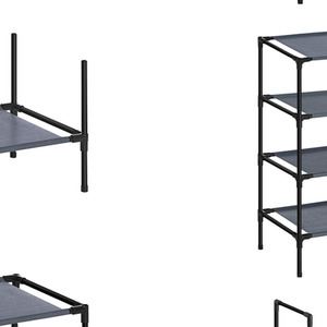 SONGMICS 4-Tier Space-Saving Shoe Rack