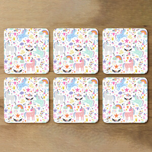 unicorns Designer Coaster Set