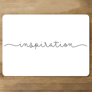 Text Inspiration Designer Placemat Set