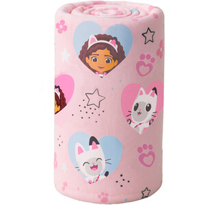 Gabbys Dollhouse Hearts and Stars Throw