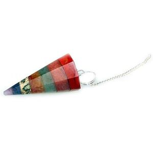 Chakra Style 7 Slice Pendulums MultiColor