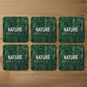 Wellness Nature Designer Coaster Set