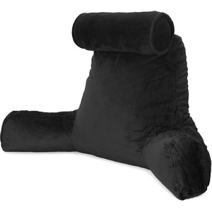 Deluxe X Large Reading Pillow, Soft velvet, Shredded Memory Foam Cuddle Cushion