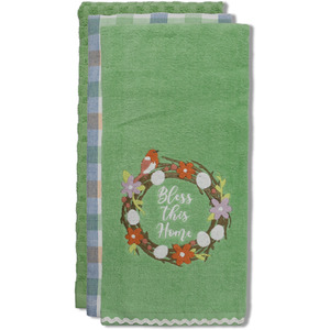 Pack of 3 Bless This Home Tea Towel Set