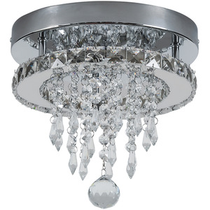 Modern and Stylish Crystal Ceiling Light with Droplets