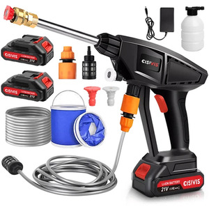 Cordless car High Pressure for Car cleaning with 2 Battery