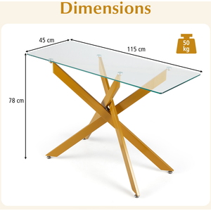Glass Console Table