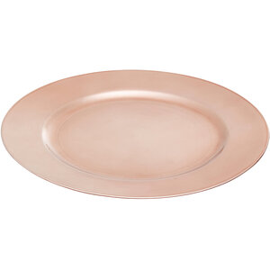 Dia Rose Gold Finish Charger Plate