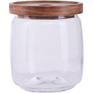 Tromso Glass Storage Jar with Acacia Lid 860 ml