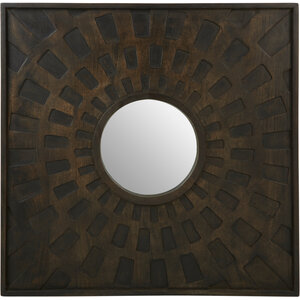 Gabrieli Grey Wall Mirror With Ornate Frame