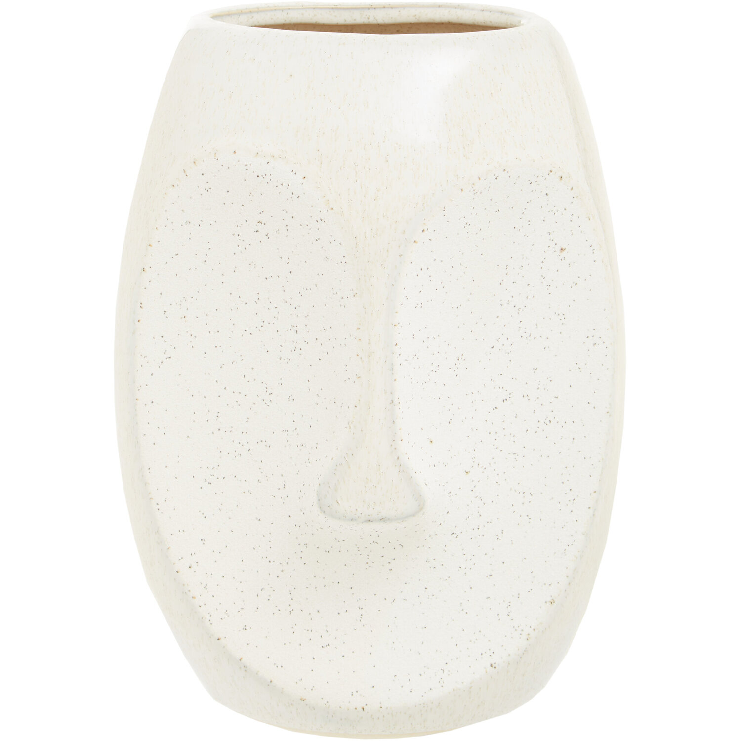 Ambra Clear Glass Cognac Vase. - Glaze 5%,Stoneware 95%