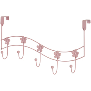 Showerdrape Flowers Over Door Storage Hooks