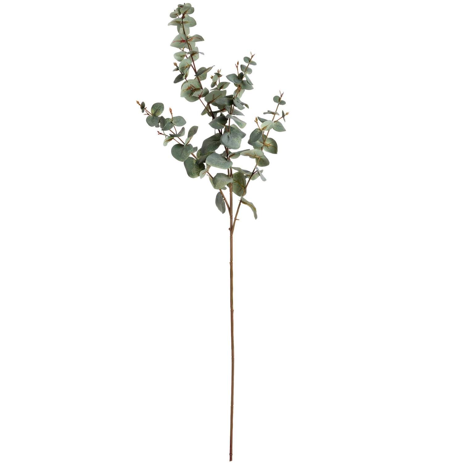 Set of 3 Variegated Artificial Eucalyptus Stems - Green