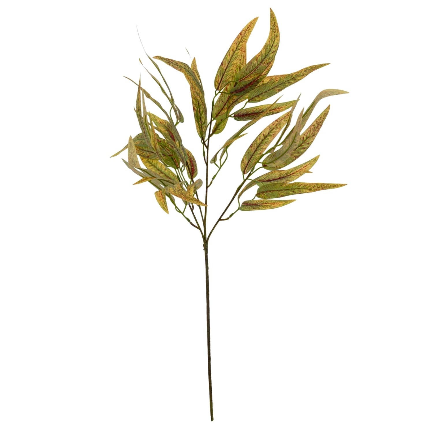 Set of 3 Variegated Long Leaf Artificial Eucalyptus Sprays - Green