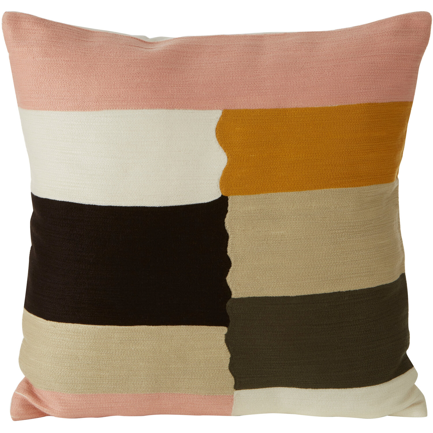 Bosie Ozella Patch Design Cushion - Multicolour