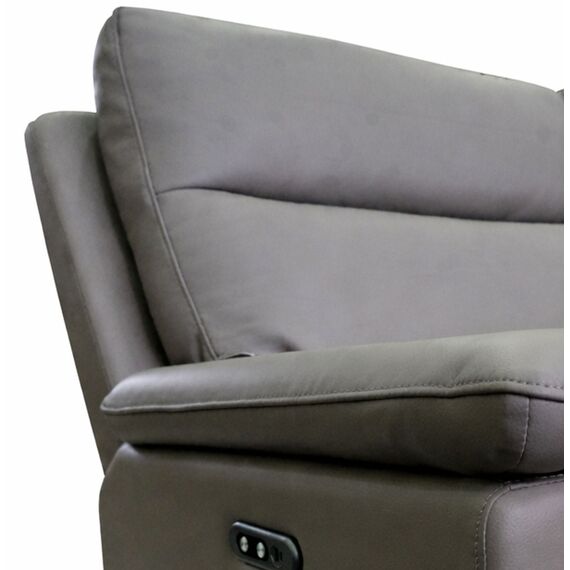 Marlowe Real Leather Power Recliner 3 + 2 + 1 Sofa Set with USB Charging