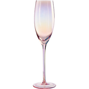 Frosted Deco Set Of 4 Champagne Glasses