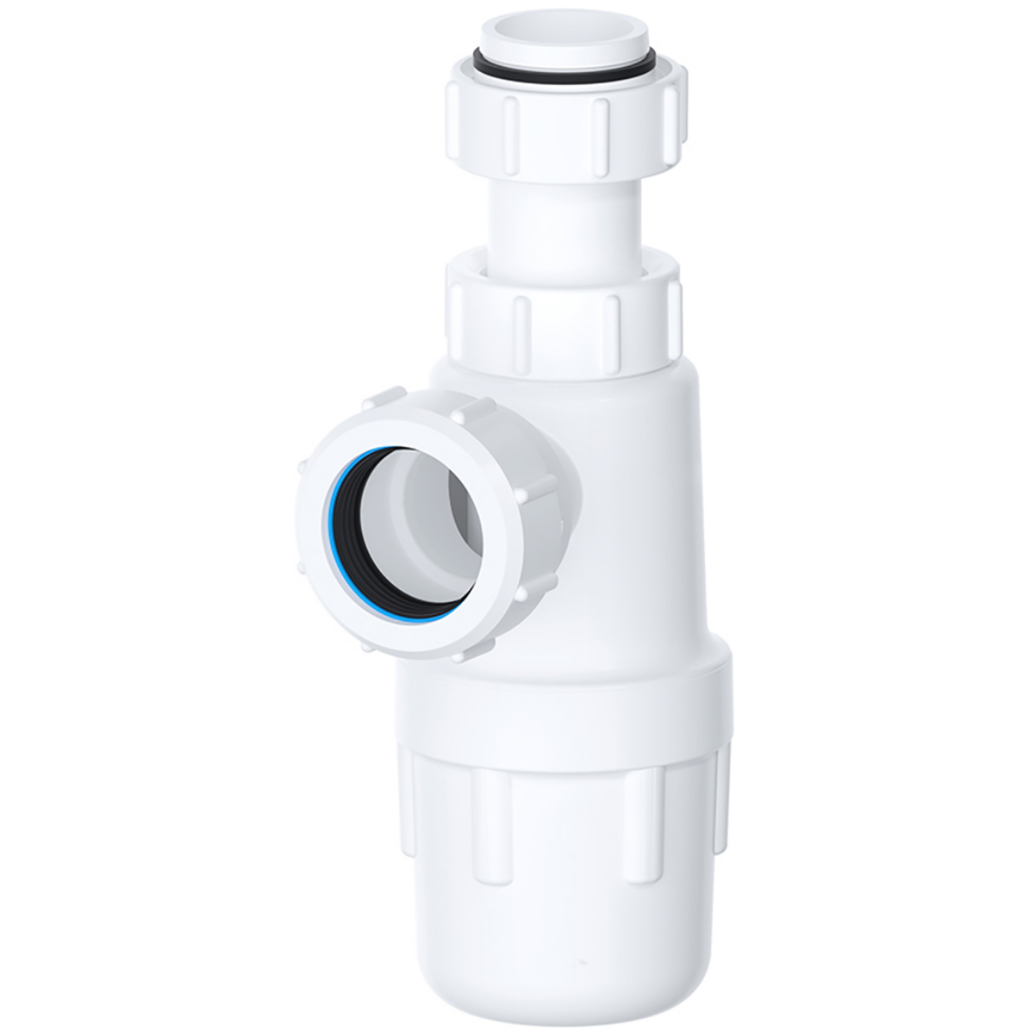 Spares2go Telescopic Waste Bottle Trap - White