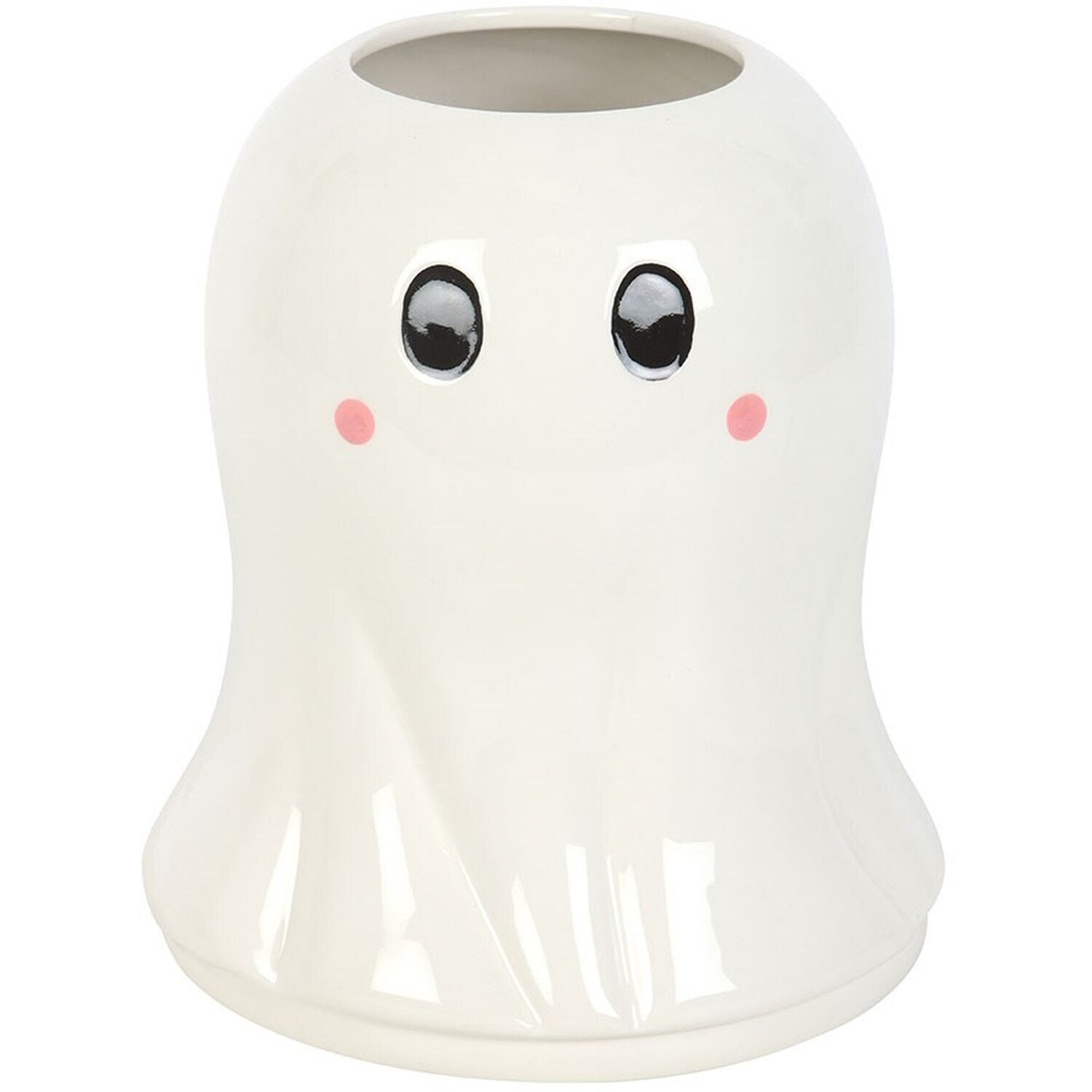 Ceramic Sweet Ghost Flower Vase - H16cm