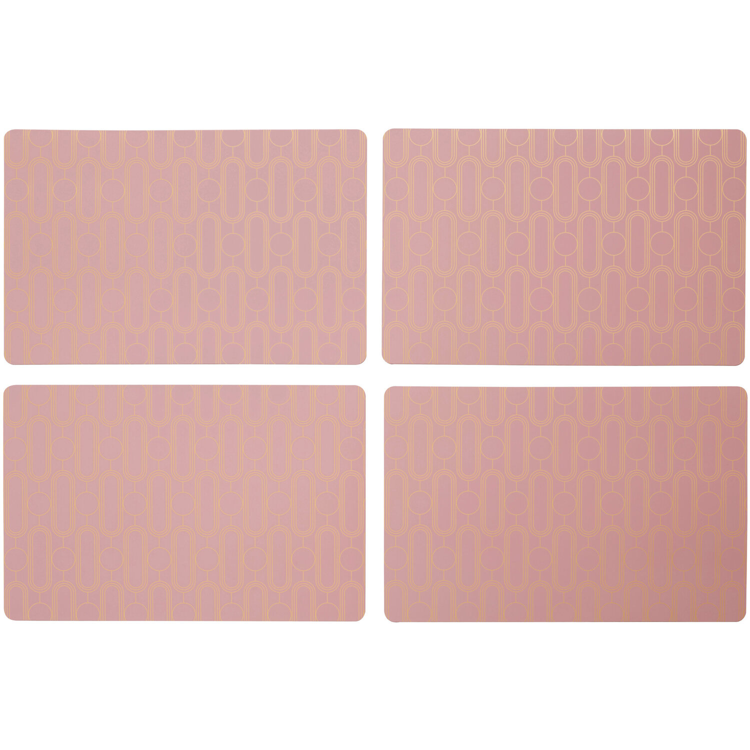 Image of Frosted Deco Set of 4 Pink&hellip;