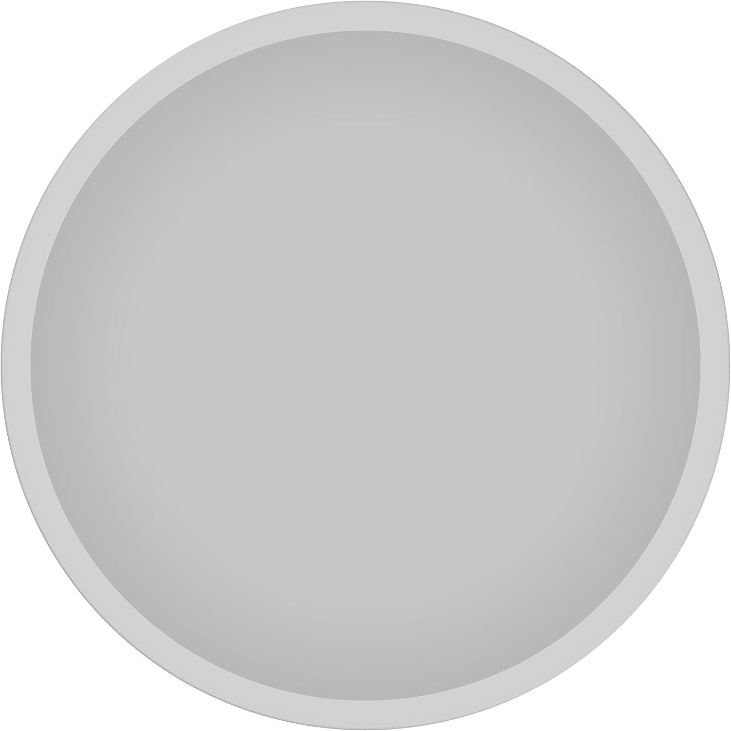 Frameless Round Wall Mounted Mirror M - Silver
