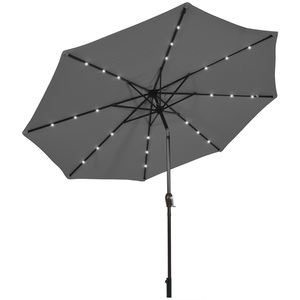 Table Market Umbrella with Solar Powered LED Lights